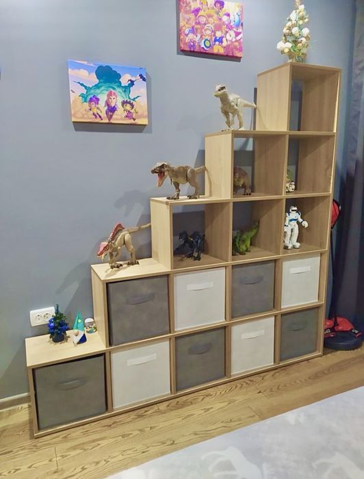 Поличка Шафа Гірка дитяча Стелаж для іграшок Стеллаж Полка для игрушек