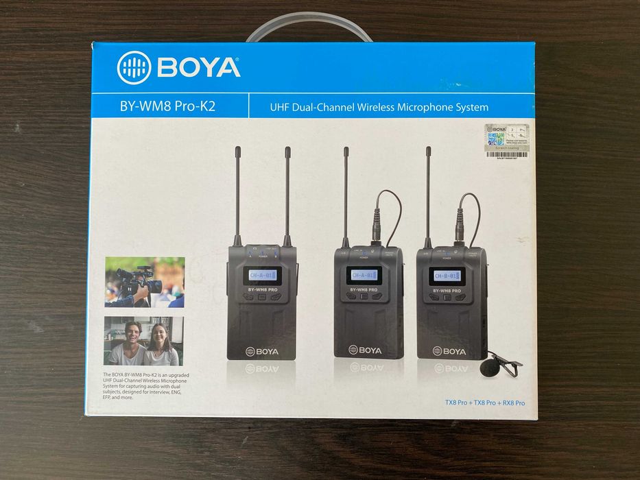 Радіомікрофон,радіосистема,петличний мікрофон Boya BY-WM8 Pro-K2