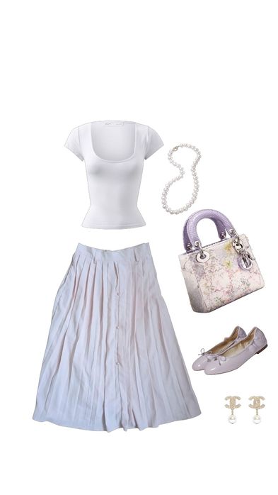 Portowo różowa spódnicą midi S