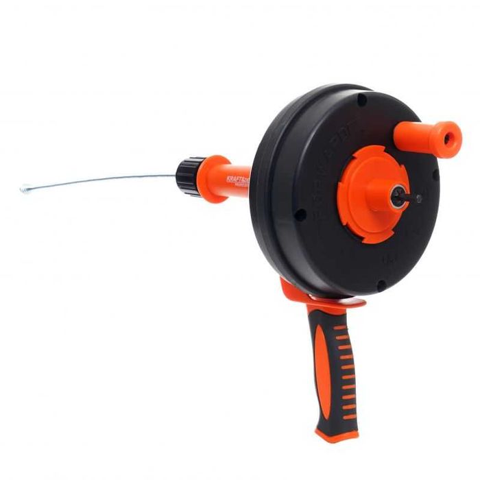 KRAFT&DELE Spirala Kanalizacyjna Do Udrażniania Rur 7,6mx6mm