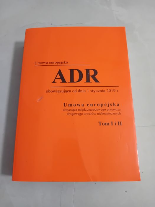 Książka ADR Tom 1 i 2