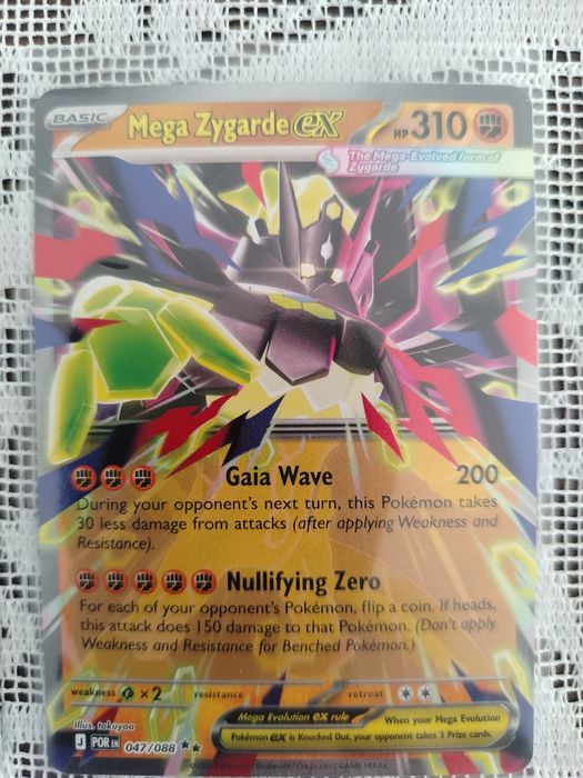 Mega Zygarde + Energy card