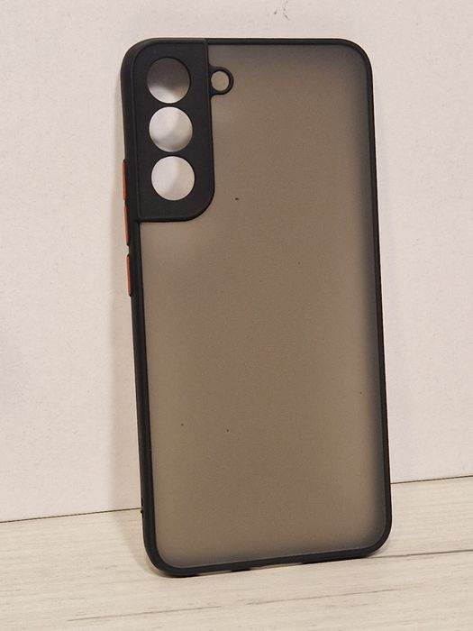 Vennus Color Button Bumper do Samsung Galaxy S22 Plus Czarny