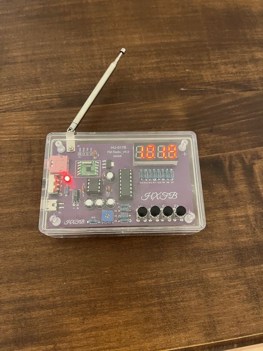 FM радіо HU-017В цифрове | LED дисплей | USB | DIY