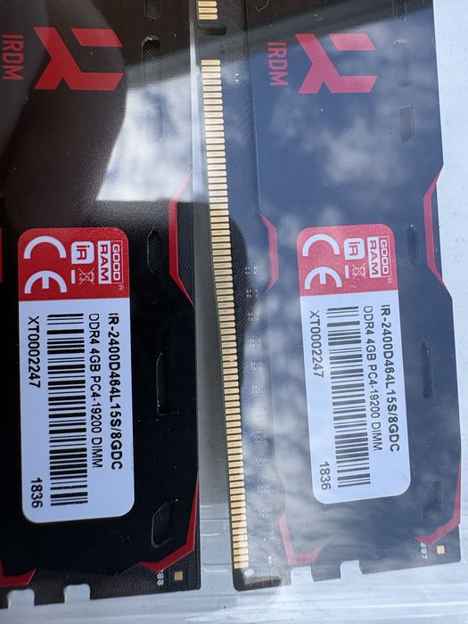 IRDM GOOD RAM IR-2400D464L 15S/8GDC ODR4 2x4GB PC4-19200 DIMM