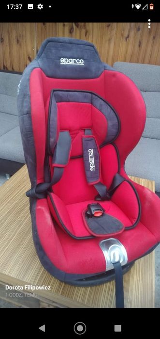 Fotelik samochodowy Sparco 0-18kg