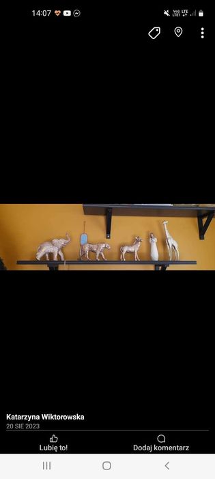 Półki drewniane  Ikea Bershult