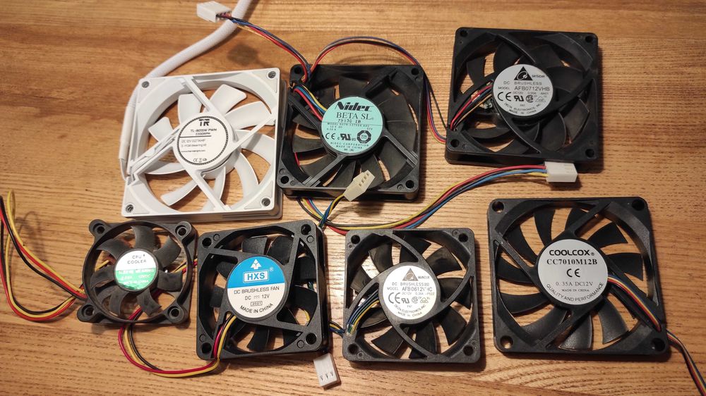 Кулер вентилятор пропеллер для ЦПУ та корпусу ПК тонкі