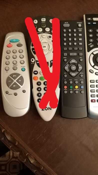 vários comandos para TV,TDT