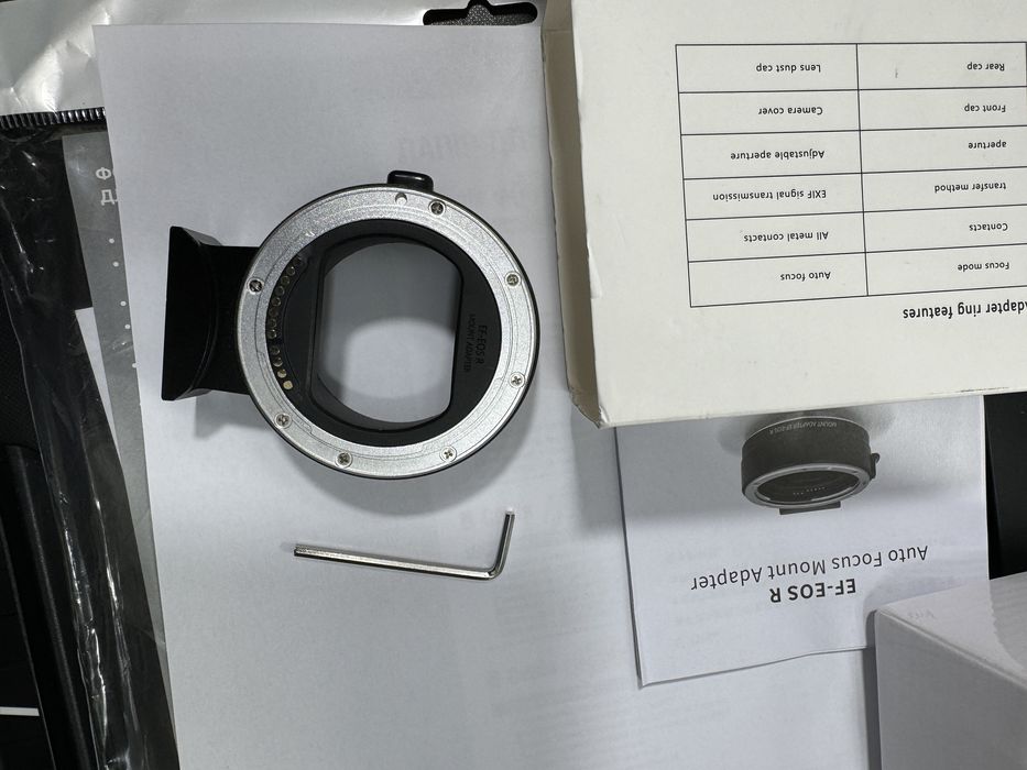 Адаптер для обʼєктивів Canon EF - EOS R