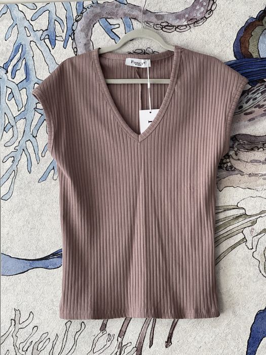 Prążkowany zestaw letni