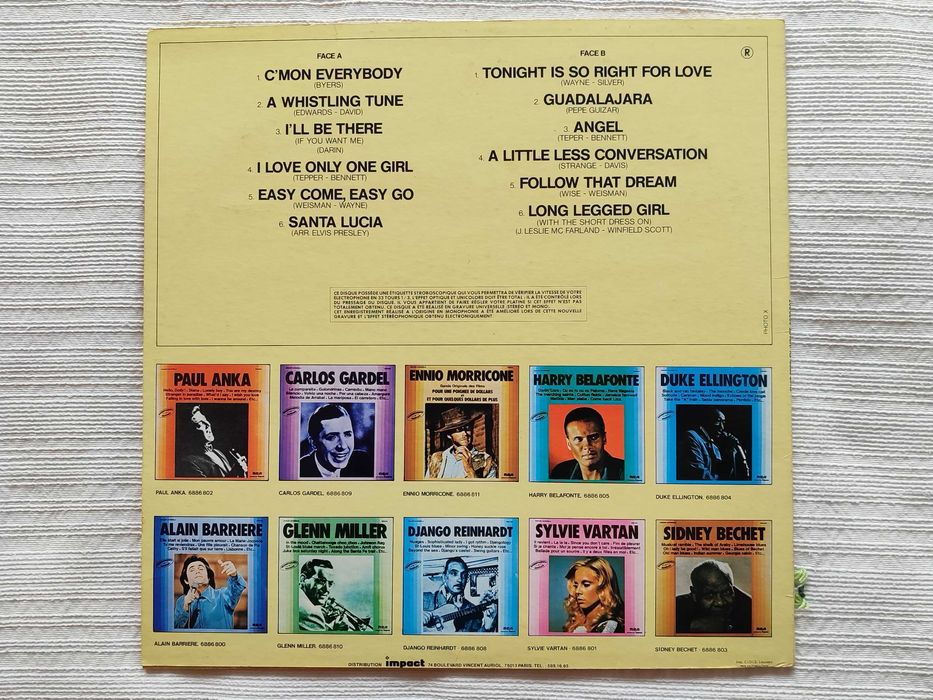 Elvis Presley - Le Disque d'Or (LP vinil)