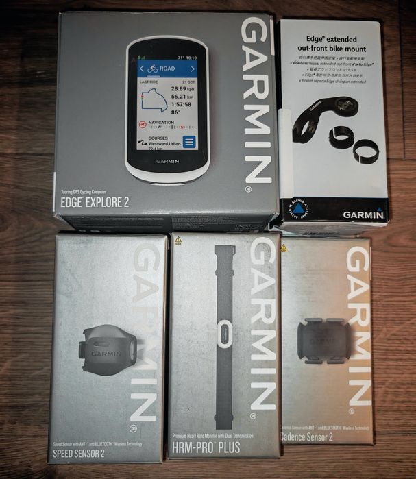 Garmin Edge Explore 2 ZESTAW | HRM-Pro Plus | Czujniki | GWARANCJA Box