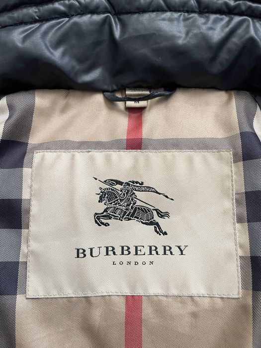 oryginalna kurtka puchowa pikowana Burberry London M