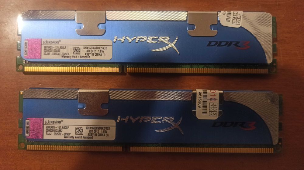 Kingson Hyperx DDR3 4GB (2x2GB)