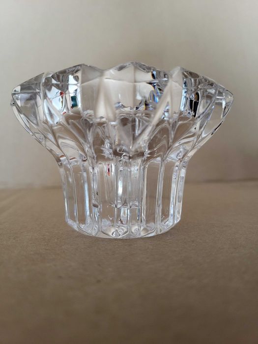 Conjunto 2 Castiçais em Cristal - Durand Cheverny / d'Arques-Durand