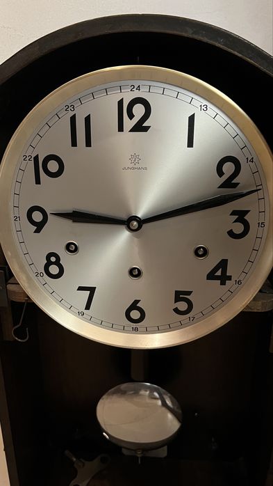 Relogio junghans vintage de parede