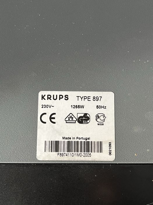 Máquina de Café Krups Nespresso Programmatic F897