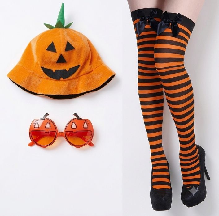 Strój przebranie kostium Halloween Dynia Rudolf zestaw rozmiar uniwersalny
