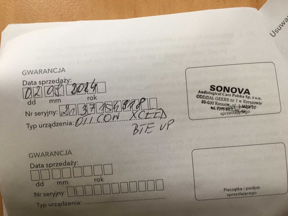 Aparat słuchowy OTICON XCEED BTE UP