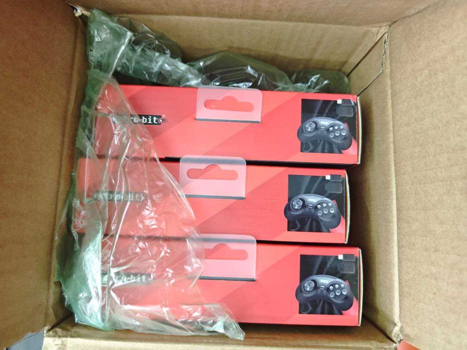 Retro-Bit 2.4GHz Wireless Controller 8-Button Sega Genesis/Mini Black