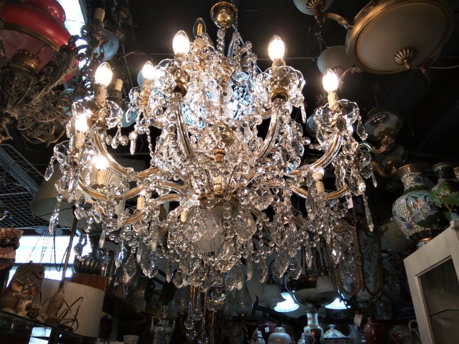 Lustre Maria Teresa 18 Lâmpadas