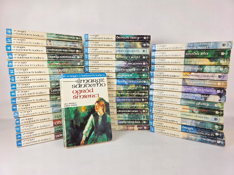 Saga o ludziach lodu 1-47 KOMPLET Margit Sandemo