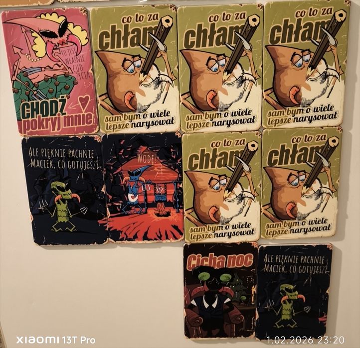 Kapitan Bomba solnik święta magnes czerwony czarny nowy wymiana