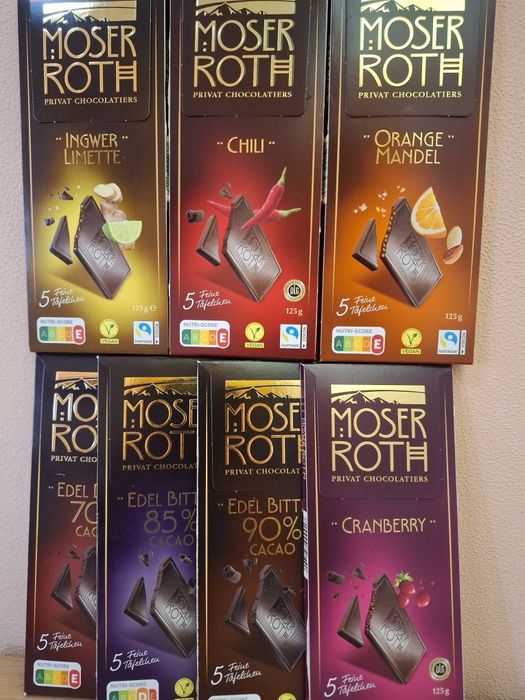 Шоколад Moser Roth 150г , Німеччина