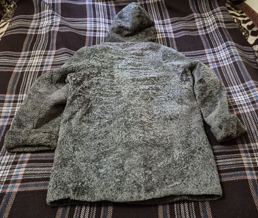 Шуба овеча стрижена натуральна на 48-50 український розмір