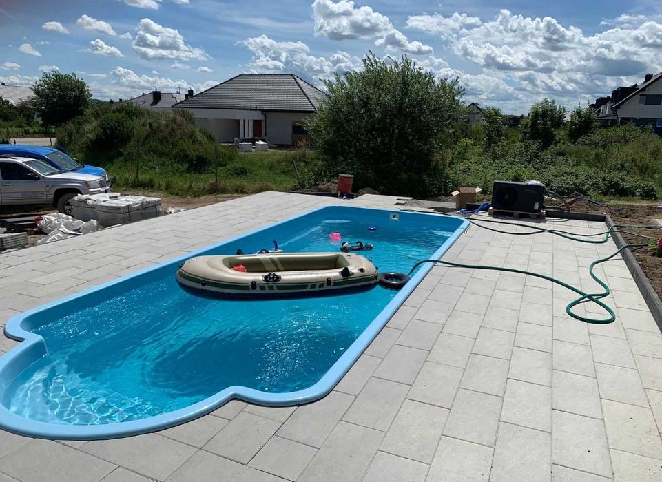 Basen poliestrowy ogrodowy SEWILLA 650x375x150cm PRODUCENT