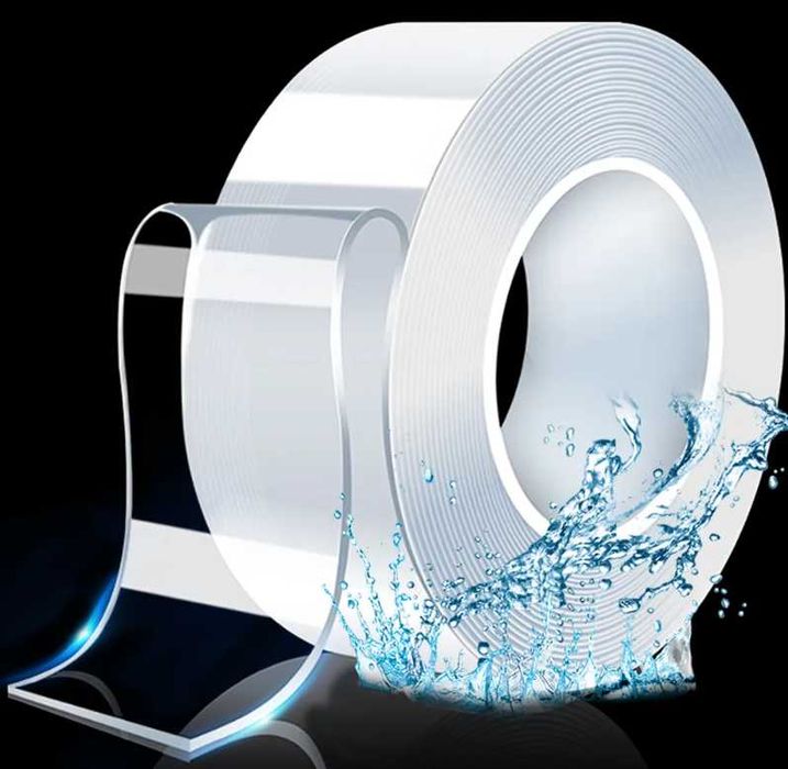 TAŚMA NANO 3M DWUSTRONNA Montażowa Wodoodporna Wielokrotnego Użytku 3M