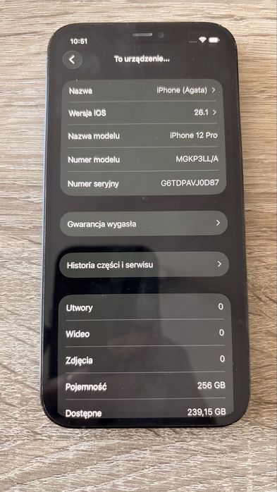 Iphone 12 pro niebieski