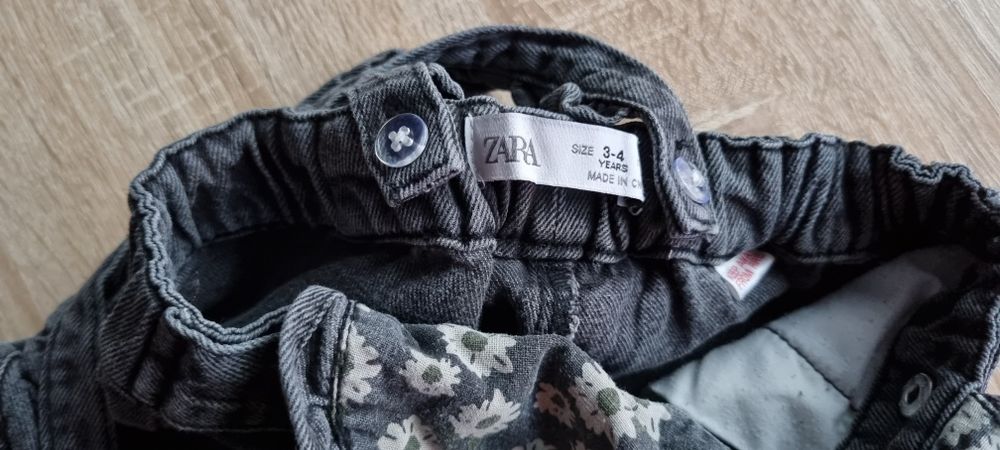 Spodnie ogrodniczki Zara rozmiar 104