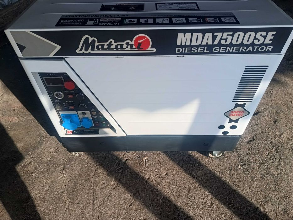 Дизельний генератор MATARI MDA 7500SE 7.5 кВт
