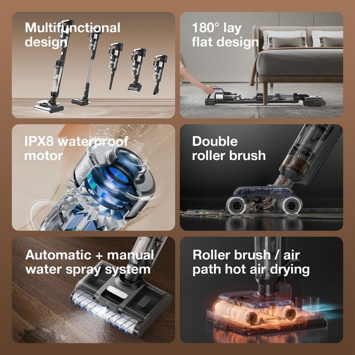 Aspirador 5 em 1 novo