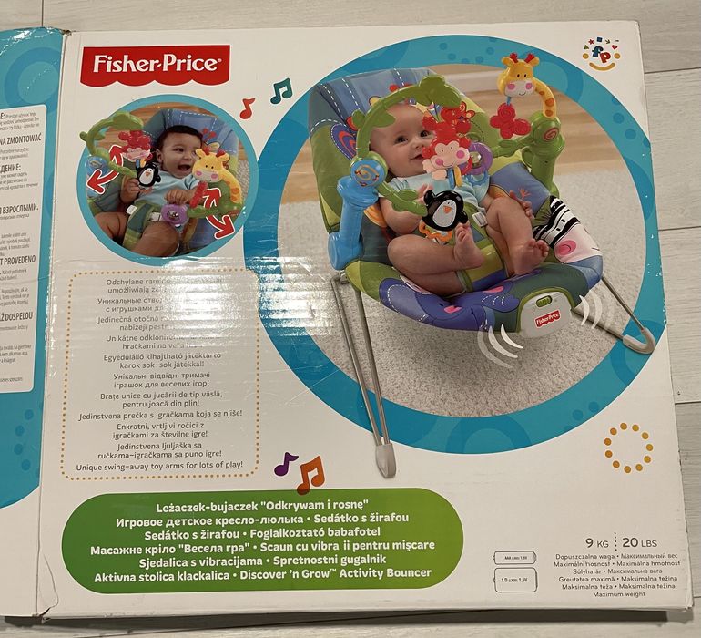 Leżaczek bujaczek Fisher-Price