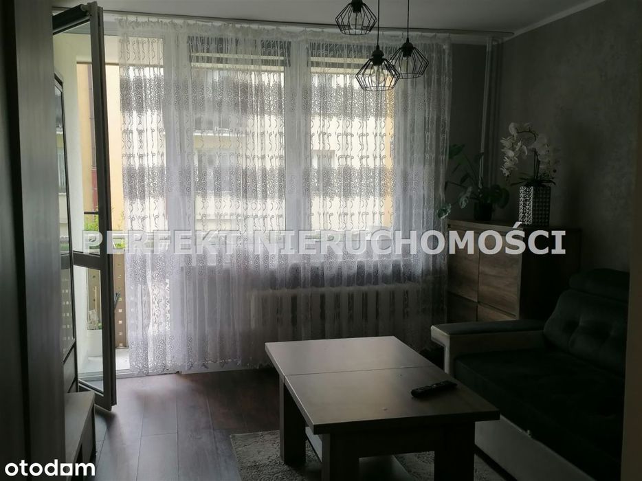 3pok,Zawiszy,48m2,parter, blok, balkon
