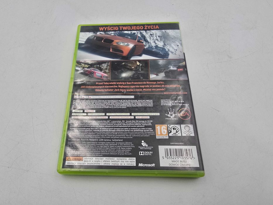NFS Need for Speed The Run X360