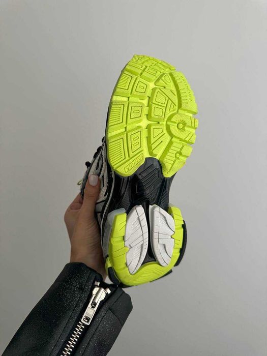 !SALE! Balenciaga Runner Trainer Black Neon Silver 36 37 38 39 40 41