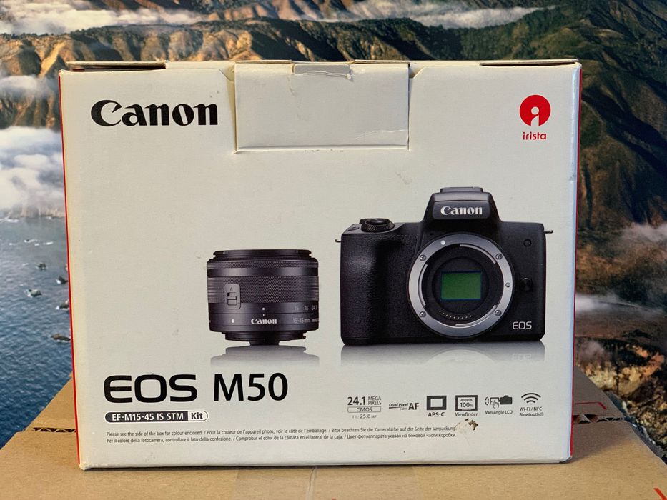 Canon EOS M50 Kit 15-45 IS STM White