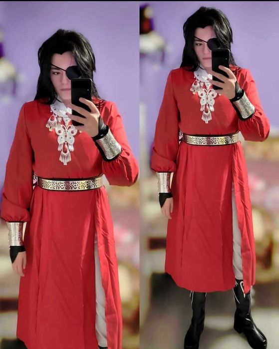 Hua Cheng - Heaven Officials Blessing Cosplay Strój Manga Anime