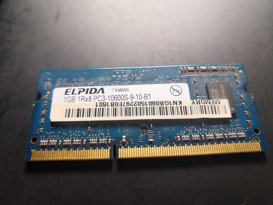 Оперативная память Elpida 1GB 1Rx8 pc3-10600s-9-10-B1