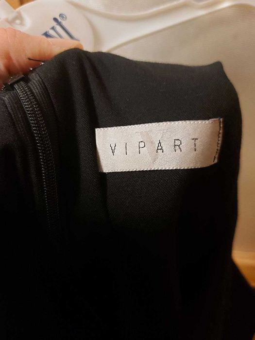 Сукня Vipart, подовжена, молодіжна, коктельна, чорна.