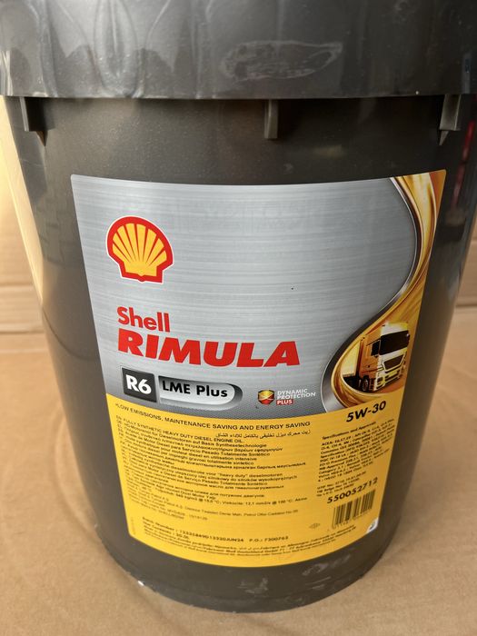 Olej Silnikowy Shell Rimula R6 lme Plus 5w/30 20L