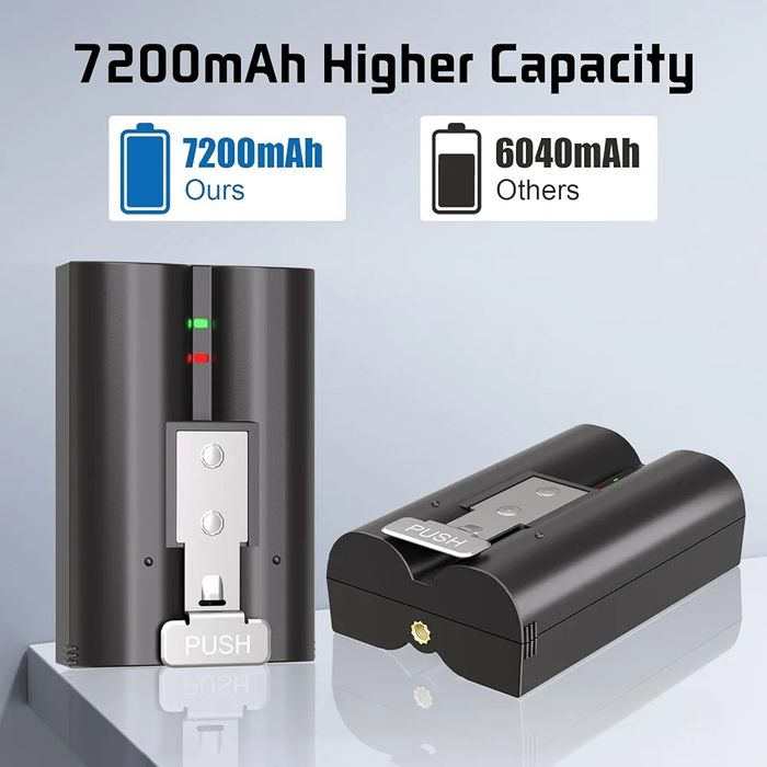 Комплект 2шт Акумулятори7200 mAh+Зарядна станція для Ring Doorbell/Cam