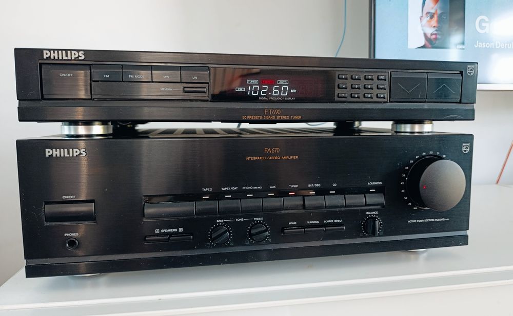 Philips FA 670 wzmacniacz Stereo + Tuner