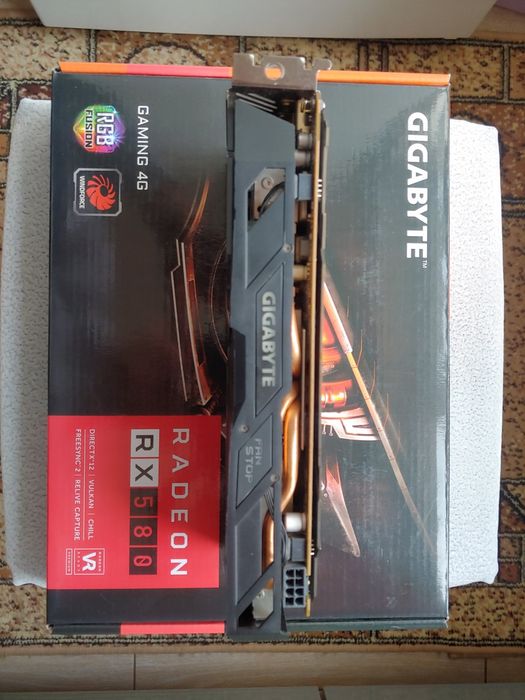 Відеокарта Gigabyte RX580 4gb (RX470,480,570).