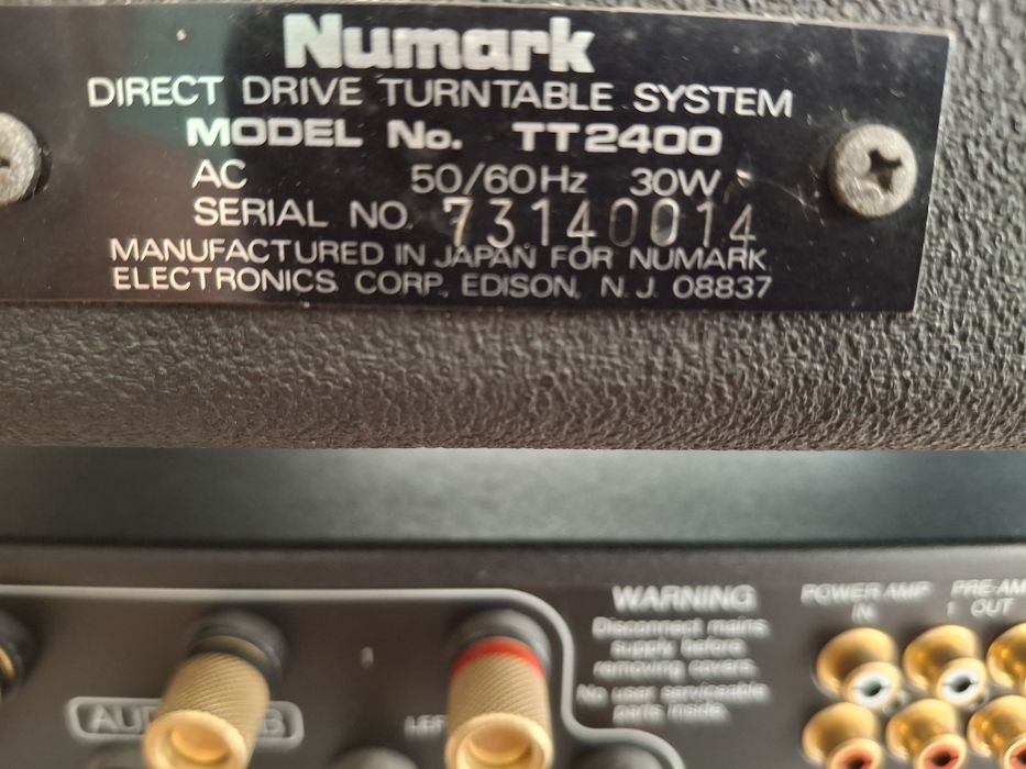 Numark TT2400 made in Japan