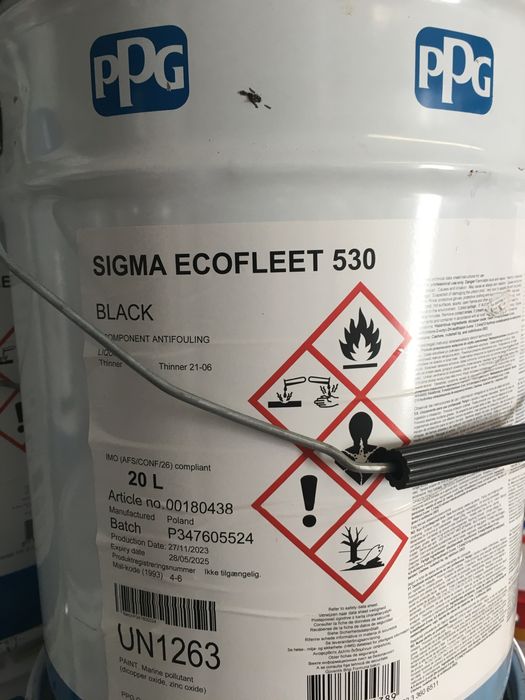 Farby okrętowe epoxydowe, poliuretan